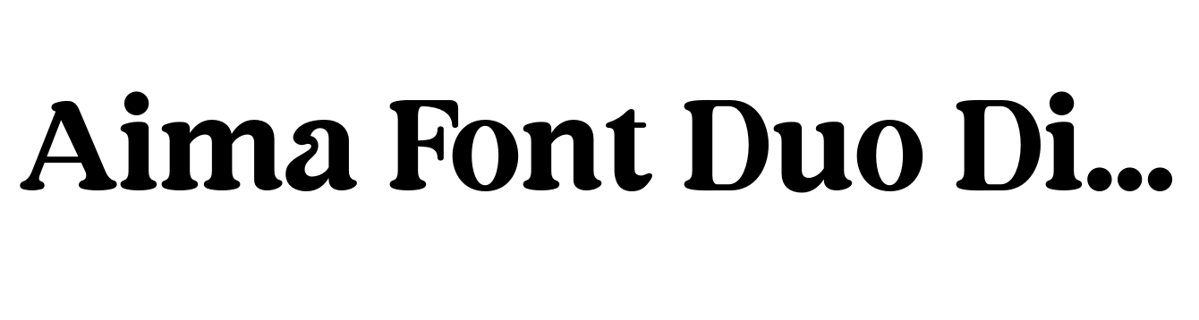 Aima Font Duo Display
